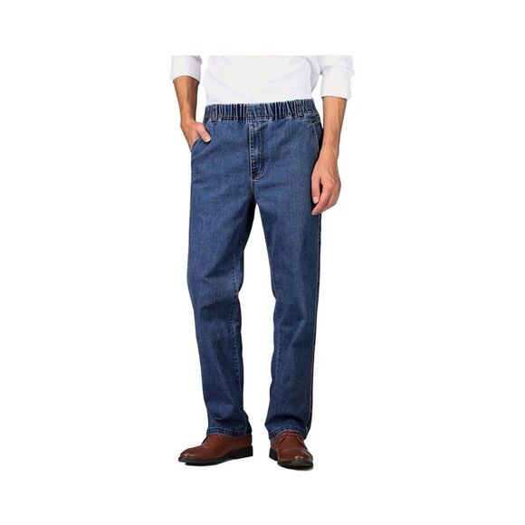 Men's Casual Blue Jeans - Picture 2 of 7